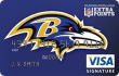 Baltimore Ravens Extra Points Credit Card