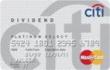 Citi® Dividend Platinum Select® MasterCard® card image
