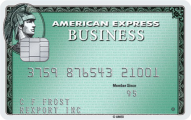 Business Green Rewards Card from American Express OPEN card image