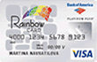 The Rainbow Card� Platinum Plus� Visa� Card
