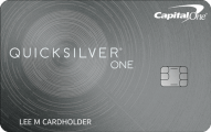 Capital One® QuicksilverOne® Cash Rewards Credit Card card image