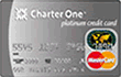 Charter One Platinum MasterCard® card image