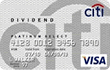Citi® Dividend Platinum Select® Visa® Card - $200 Cash Back card image