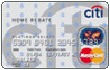 Citi® Home Rebate Platinum Select® MasterCard® card image