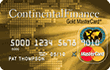 Continental Finance Gold MasterCard® card image