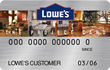 Lowe's Project Card card image