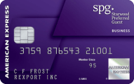 Starwood Preferred Guest Business Credit Card from American Express - Credit Card