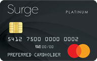 Surge® Platinum Mastercard® card image