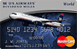 US Airways(SM) Dividend Miles Premier World MasterCard® card image