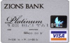 Zions Bank Visa Platinum - Credit Card