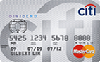 Citi Dividend Platinum Select MasterCard - $150 cash back - Credit Card