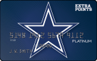 Dallas Cowboys Extra Points Credit Card - Credit Card