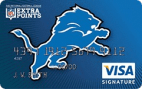 Detroit Lions Extra Points Credit Card - Credit Card