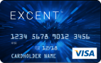Excent™ Secured Visa Blue Card - Credit Card