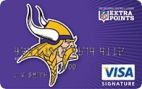 Minnesota Vikings Extra Points Credit Card - Credit Card