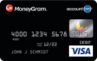 MoneyGram<sup></sup> AccountNow<sup></sup> Prepaid Visa<sup></sup> Debit Card - Credit Card