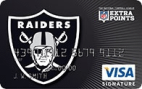 Oakland Raiders Extra Points Credit Card - Credit Card
