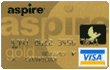 Aspire Visa Gold® card image