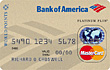 Bank of America WorldPoints Platinum Plus® MasterCard® Credit Card