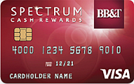 BB&T Spectrum Cash Rewards credit card - Credit Card