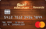 Blain's Farm & Fleet Rewards Mastercard - Credit Card