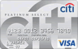 Citi Platinum Select Visa Card - Credit Card