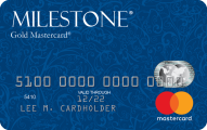 Milestone® Gold Mastercard® card image