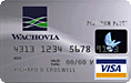 Wachovia Platinum Plus® card image