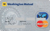 WaMu Platinum MasterCard® card image
